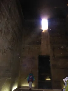 Dellaina with pink orb Dendera temple